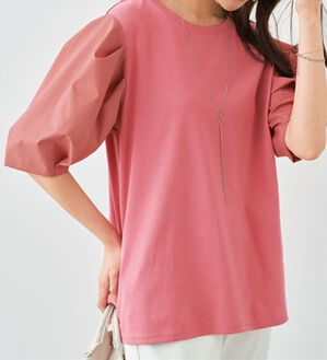 BELLUNA（ベルーナ）の「脱Ｔシャツ！ふわっとした袖がかわいいプルオーバー（カットソー）」｜詳細画像