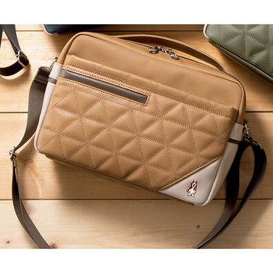 「＜ハッシュパピー＞大人に似合うキルティングショルダー（メンズショルダーバッグ）」