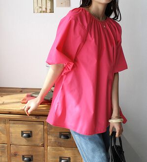 GeeRA（ジーラ）の「パフスリーブギャザーブラウス（ブラウス）」｜詳細画像