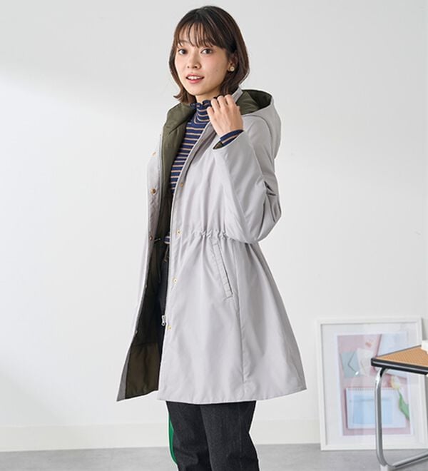 BELLUNA（ベルーナ）の「Ａｉｒｙ　＆Ｗａｒｍ　あったか軽量デザインコート（ロングコート）」｜詳細画像