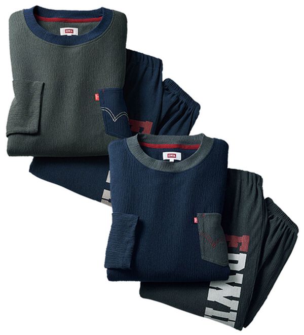 「【２着組】＜エドウイン＞さらさら楊柳ルームウェア（メンズルームウェア）」｜2着組