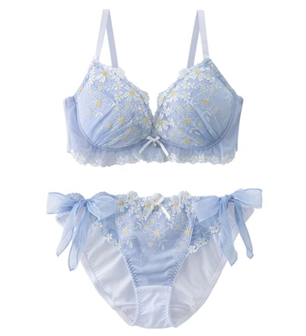 YU'NOW（ユナウ）の「ぷるるん谷間のノンワイヤーブラ＆ショーツ（ブラジャー＆ショーツセット）」｜詳細画像