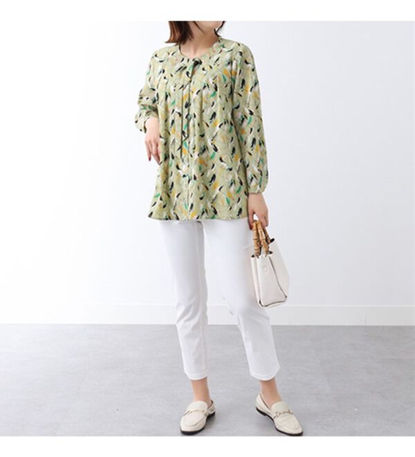 BELLUNA（ベルーナ）の「ウルトラ美脚ストレッチアンクルパンツ（クロップドパンツ）」｜詳細画像