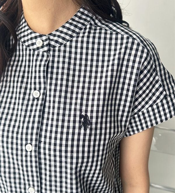 GeeRA（ジーラ）の「【ＵＳ．ＰＯＬＯ．ＡＳＳＮ】フレンチスリーブシャツ（シャツ）」｜詳細画像