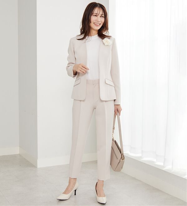 BELLUNA（ベルーナ）の「＜Ｃ／Ｓ＞センタータックテーパードパンツ（テーパードパンツ）」｜詳細画像