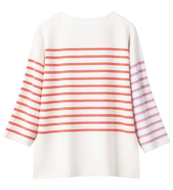 VINNO（ヴィノ）の「パネルボーダーニットプルオーバー（ニット・セーター）」｜詳細画像