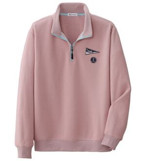 「＜ハッシュパピー＞カルゼハーフジップトレーナー（メンズトレーナー）」｜ピンク