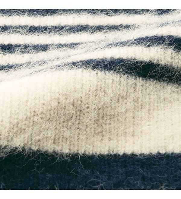 VINNO（ヴィノ）の「マルチボーダーニットカーディガン（ニットカーディガン）」｜詳細画像