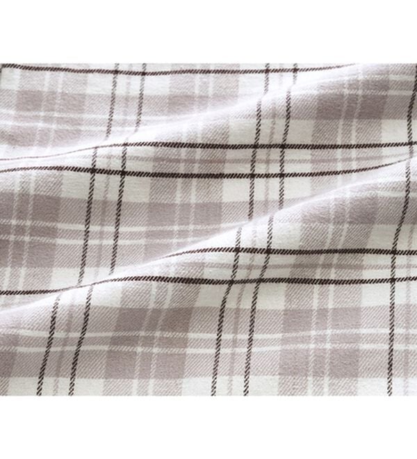 YU'NOW（ユナウ）の「【上下２点セット】コットンネルシャツパジャマセット（パジャマ・ルームウェア）」｜詳細画像