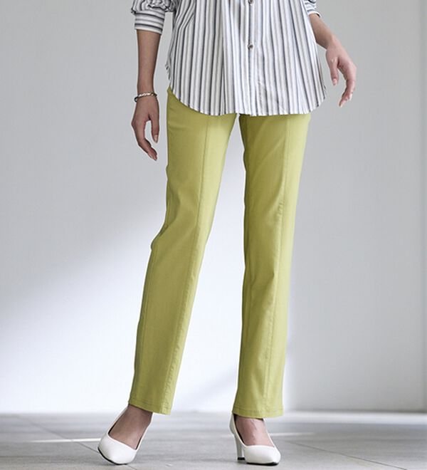 BELLUNA（ベルーナ）の「スラブ調ウルトラ美脚ストレッチパンツ（フルレングスパンツ）」｜詳細画像