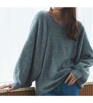 RANAN（ラナン）の「【2点セット】ボレロアンサンブルニット（アンサンブル）」｜グレー