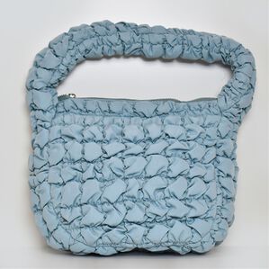 RANAN（ラナン）の「キルティング使いワンショルダーバッグ（ショルダーバッグ）」｜ライトブルー