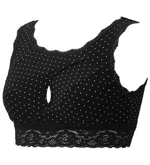 LAVIENNE（ラヴィエンヌ）の「ノンストレスブラ（レーシーフィットタイプ）（ブラジャー）」｜ドット
