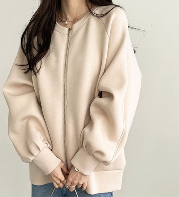 GeeRA（ジーラ）の「前後２ＷＡＹダブルジップスウェット（カットソー）」｜詳細画像