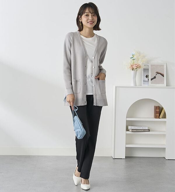 BELLUNA（ベルーナ）の「【裏起毛有無】ジャストフィットらくらくパンツ（フルレングスパンツ）」｜詳細画像