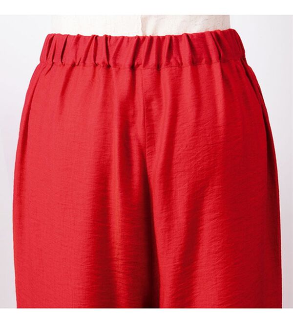 VINNO（ヴィノ）の「麻調ゆるワイドパンツ（ワイドパンツ・ガウチョ）」｜詳細画像