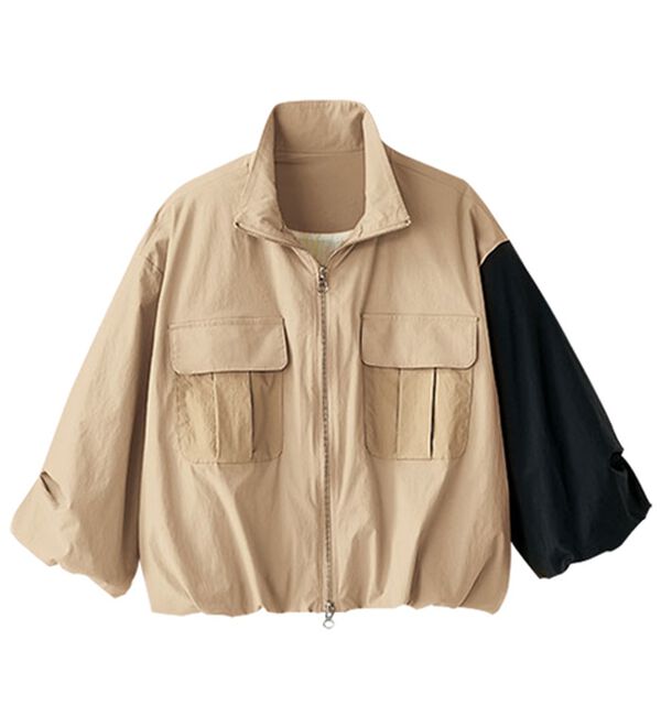 BELLUNA（ベルーナ）の「はっ水！ナイロンバルーンジャケット（ブルゾン）」｜詳細画像