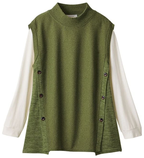 ルフラン（ルフラン）の「【６点セット】重ねて即着映え！ベスト＆トップス６点セット（アンサンブル）」｜詳細画像