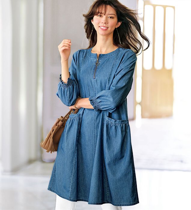 MARINA RINALDI シルク チュニック 長袖 限定特別価格