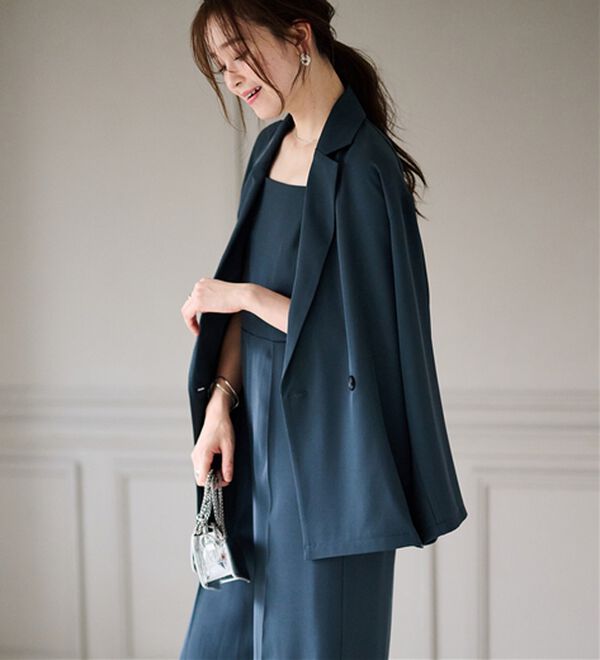 RANAN（ラナン）の「ジャケット＆サロペットドレスセット（パンツスーツ）」｜詳細画像