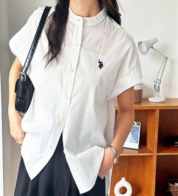 GeeRA（ジーラ）の「【ＵＳ．ＰＯＬＯ．ＡＳＳＮ】フレンチスリーブシャツ（シャツ）」｜詳細画像