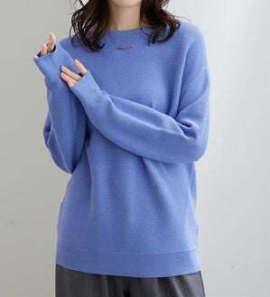 BELLUNA（ベルーナ）の「ラメ調もちもちニットプルオーバー（ニット・セーター）」｜詳細画像