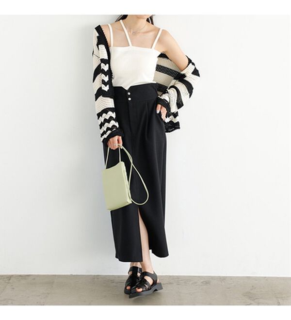 GeeRA（ジーラ）の「３ストラップランダムリブキャミソール（タンクトップ・キャミソール）」｜詳細画像