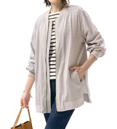 ルフラン（ルフラン）の「軽量ダブルガーゼブルゾン（ブルゾン）」