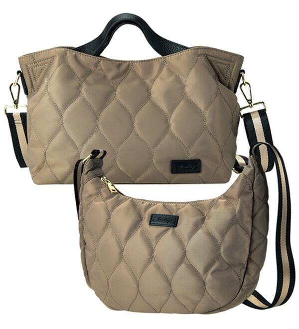 ルフラン（ルフラン）の「【２点セット】＜リズデイズ＞キルティングバッグ（その他バッグ）」｜グレーベージュ系