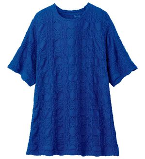 ルフラン（ルフラン）の「着る美人。レースジャカード（カットソー）」｜ブルー