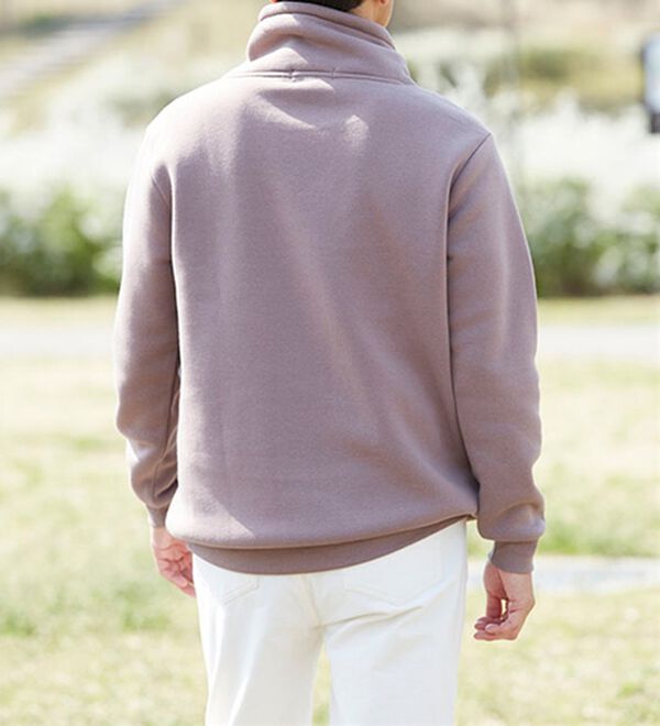 「＜イネド　オム＞裏起毛フード風トレーナー（メンズトレーナー）」｜詳細画像