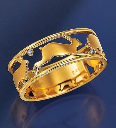 BELLUNA（ベルーナ）の「ウサギの開運祈願リング（リング）」