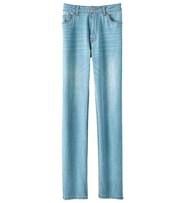 BELLUNA（ベルーナ）の「ヒンヤリ冷感！ライトオンスジーンズ　テーパード（テーパードパンツ）」｜ブリーチ