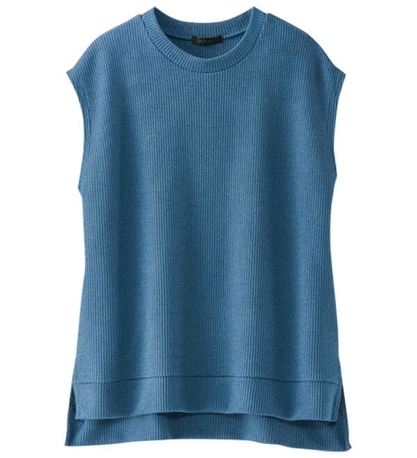 BELLUNA（ベルーナ）の「【新色追加】&ldquo;2点セット&rdquo;あぜ素材ベストアンサンブル（アンサンブル）」｜詳細画像