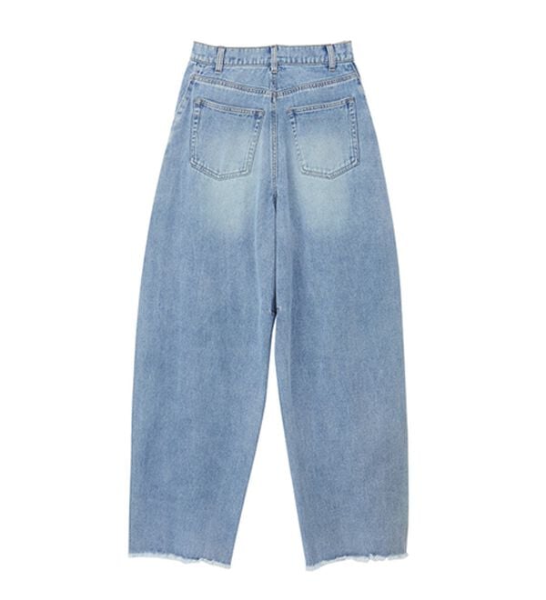 RANAN（ラナン）の「クロスウエストカーブデニム（フルレングスパンツ）」｜詳細画像
