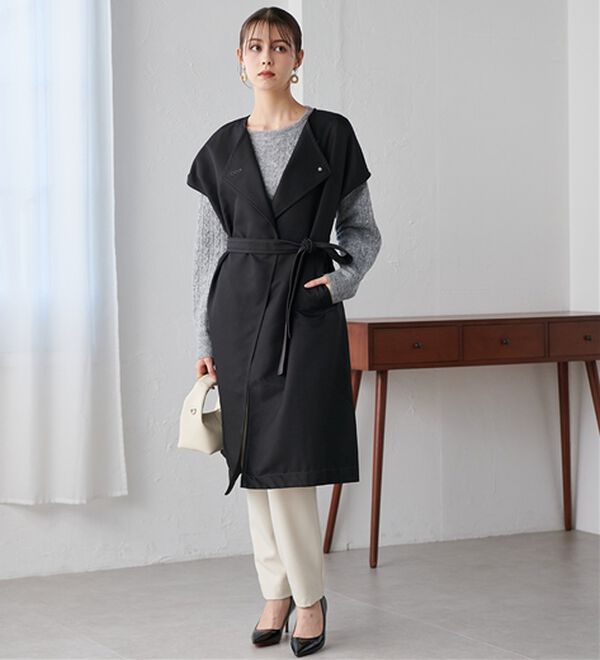 RANAN（ラナン）の「【2点セット】マルチウェイレイヤードコート（ロングコート）」｜詳細画像