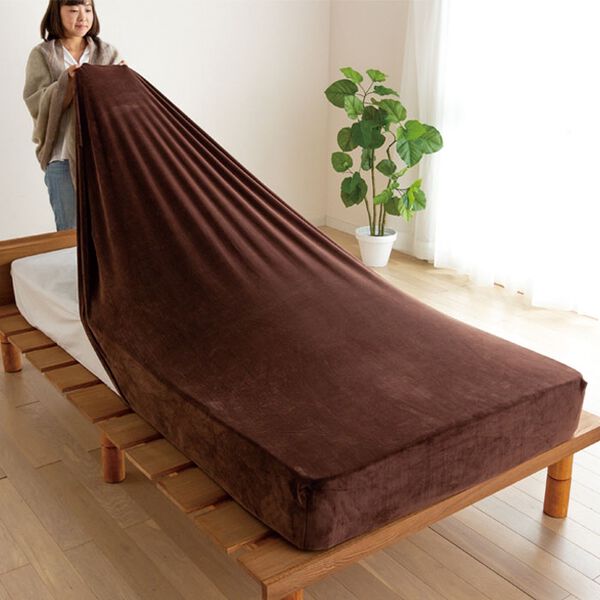 iellio（イエリオ）の「縦横のびのびマイクロ素材のボックスシーツ＜ベッドシーツ・敷布団カバー・フィットシーツ＞（ボックスシーツ・ベッドシーツ）」｜詳細画像