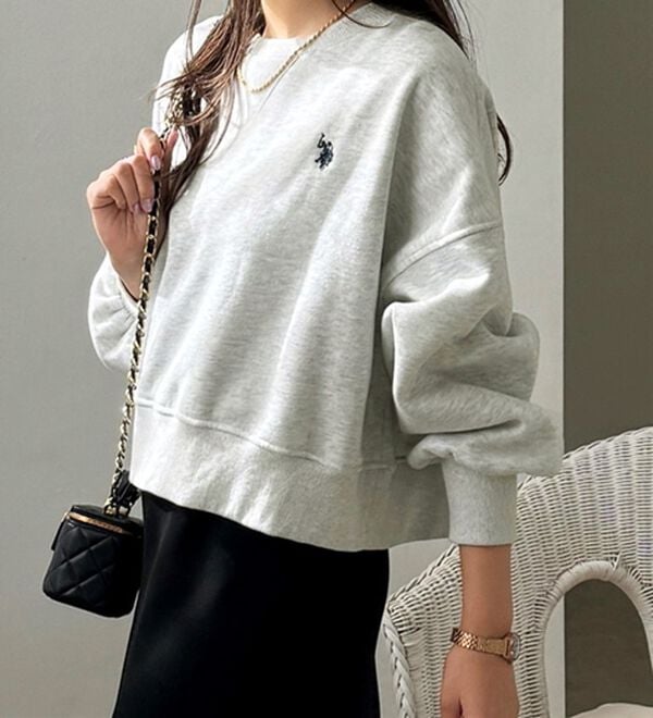 GeeRA（ジーラ）の「【Ｕ．Ｓ．ＰＯＬＯ　ＡＳＳＮ】ショートスウェット（トレーナー・スウェット）」｜詳細画像