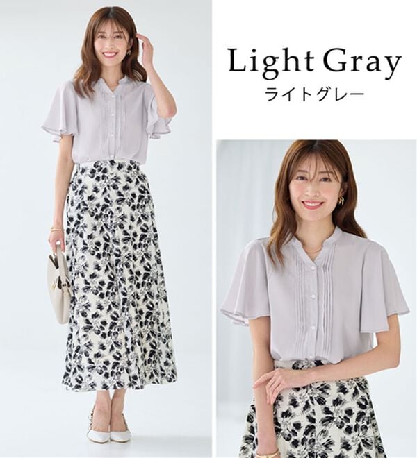 alotta（アロッタ）の「ピンタックブラウス（ブラウス）」｜詳細画像