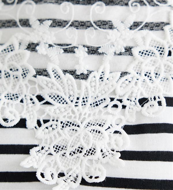 BELLUNA（ベルーナ）の「レース使いポンチョデザインプルオーバー（カットソー）」｜詳細画像