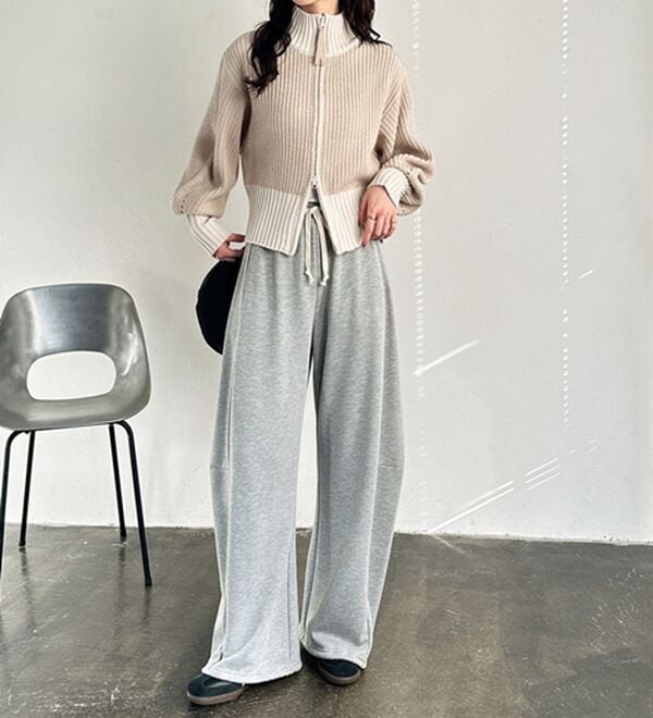 GeeRA（ジーラ）の「２ＷＡＹカーブスウェットパンツ（フルレングスパンツ）」｜詳細画像