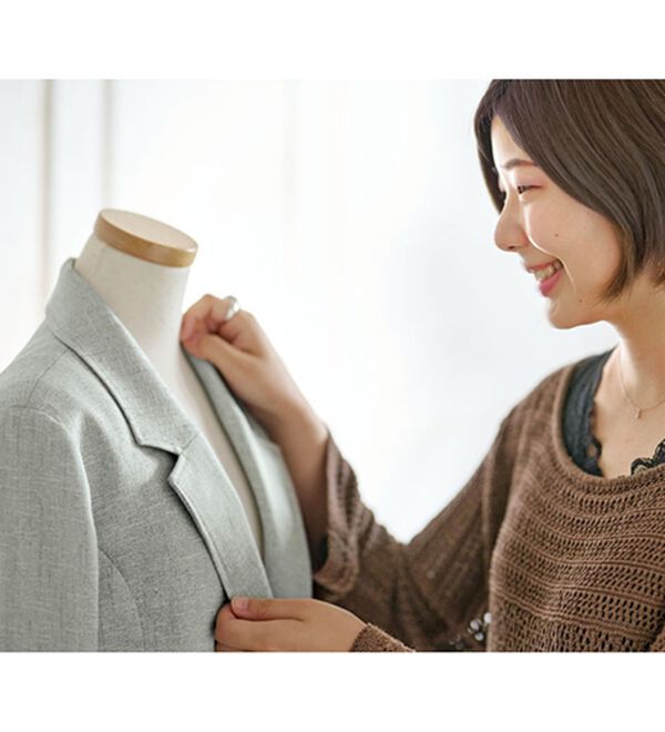 BELLUNA（ベルーナ）の「＜楽スタフィット＞テーラードジャケット（テーラードジャケット）」｜詳細画像