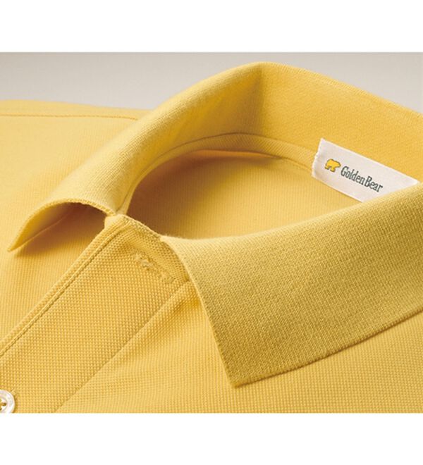 「＜ゴールデンベア＞上質国産ポロシャツ（長袖）（メンズポロシャツ）」｜詳細画像