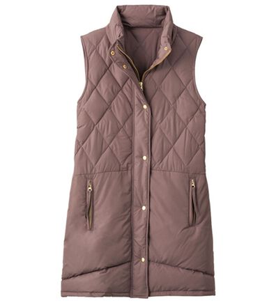 VINNO（ヴィノ）の「ハイブリッドダウン切替デザインベスト（ベスト）」