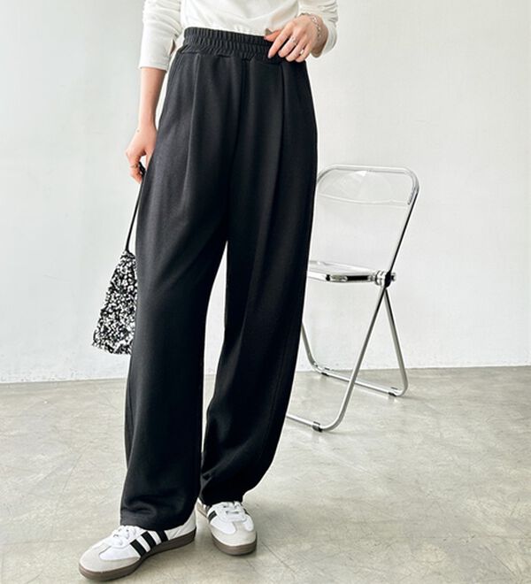 GeeRA（ジーラ）の「サイドタックイージースウェットパンツ（フルレングスパンツ）」｜詳細画像