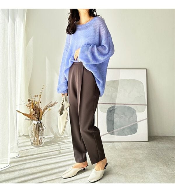 GeeRA（ジーラ）の「美脚きれい魅せ！テーパードパンツ（フルレングスパンツ）」｜詳細画像