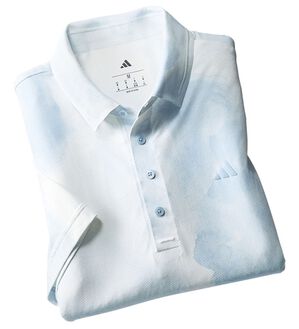 「＜アディダス＞アディゼロクールタッチ半袖シャツ（メンズゴルフウェア）」｜ワンダーブルー／ホワイト