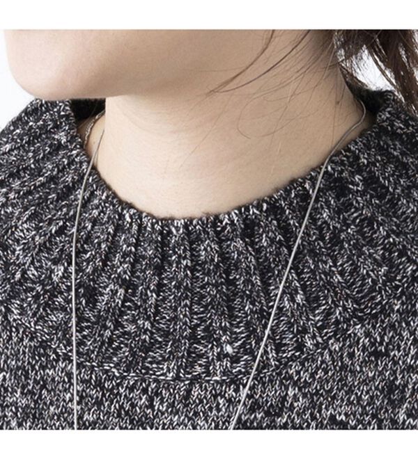 BELLUNA（ベルーナ）の「ラメ入りバックスリットニットプルオーバー（ニット・セーター）」｜詳細画像