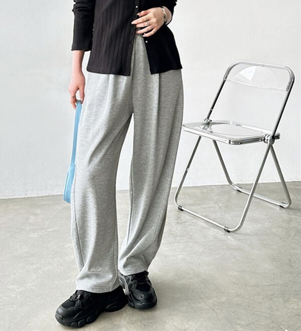 GeeRA（ジーラ）の「サイドタックイージースウェットパンツ（フルレングスパンツ）」｜詳細画像