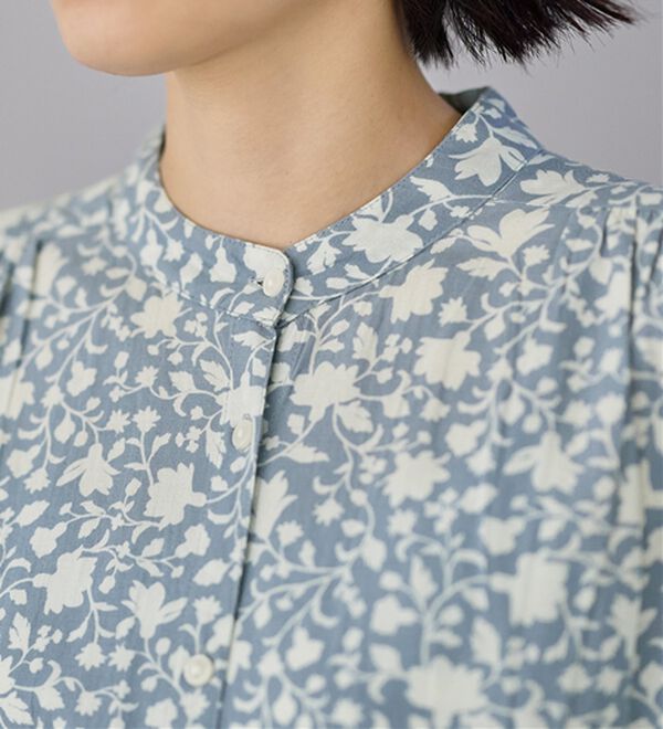 Viola e Viola（ヴィオラ エ ヴィオラ）の「フラワープリント前開きワンピース（プリントワンピース）」｜詳細画像